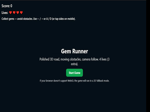 Experience Thrilling Racing Action in Gem Runner image