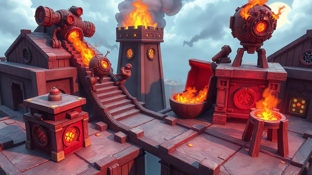 Experience Thrills and Challenges in Blow up Nubik - 3D Game image