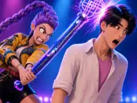 K-Pop Hunters: Rumi Huntrix vs. Demons