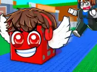 Grab the Lucky Blocks and Run from Guards