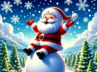 image bg Santa Claus Xmas Run