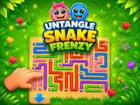 Untangle Snake Frenzy