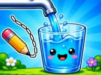 Water Flow Happy Glass