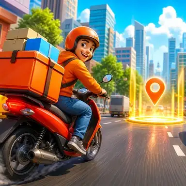 City Delivery Rider Simulator
